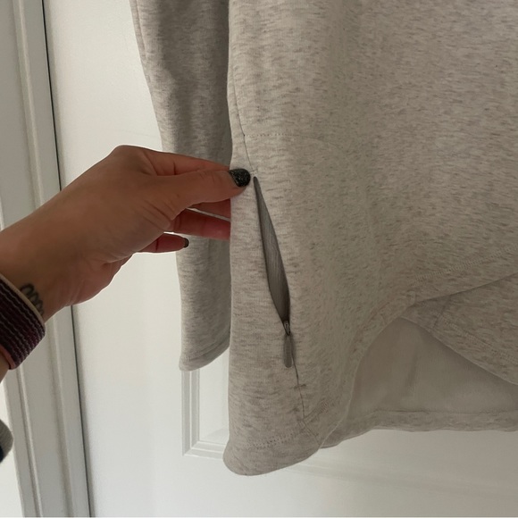 Cozy Karma Asymmetric Pullover - Athleta Sweatshirt - Picture 3 of 6